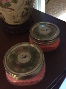 How wonderful to pamper yourself with a hand and foot scrub after a long day of gardening!