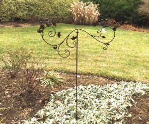 This fun garden ornament has so much personality. It spins and bobs in the wind! I would love to incorporate a few more interesting things throughout the gardens like this.